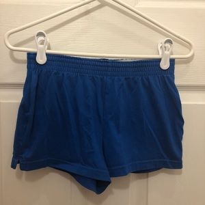 Blue cotton shorts